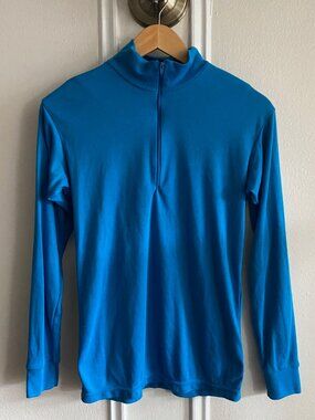 Blue Patagonia Quarter Zip Longsleeve Thermal